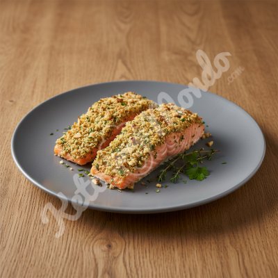 Parmesan and Herb Crusted Salmon