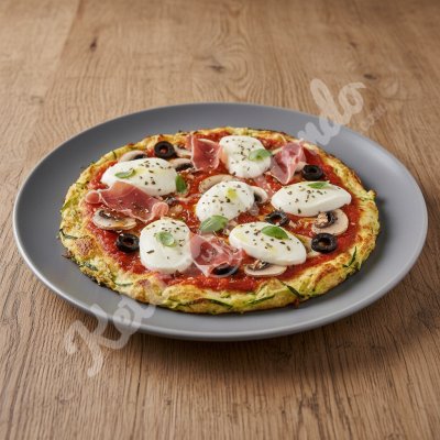 Pizza à la croûte de courgette