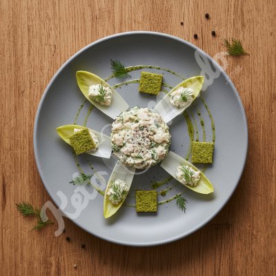 Rillettes di sgombro affumicato con aneto