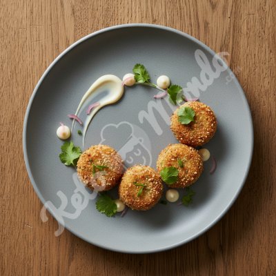 Croquettes de crabe à la coriandre