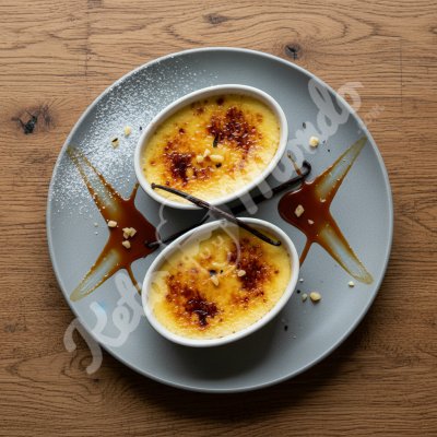 Crème brûlée à la vanille