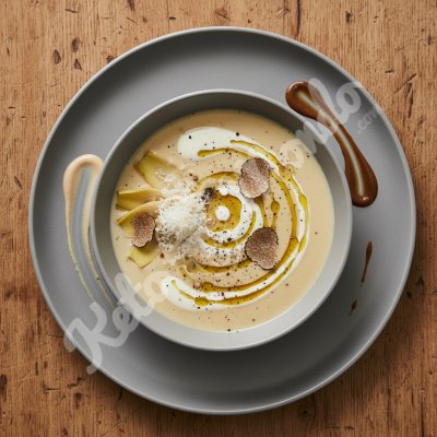 Velouté d'artichaut à la truffe