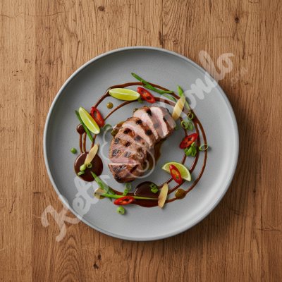 Porc mariné au gingembre et citron vert