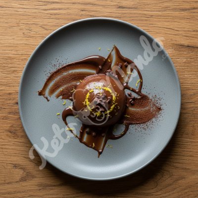 Ganache minute avocat-cacao et zeste de citron