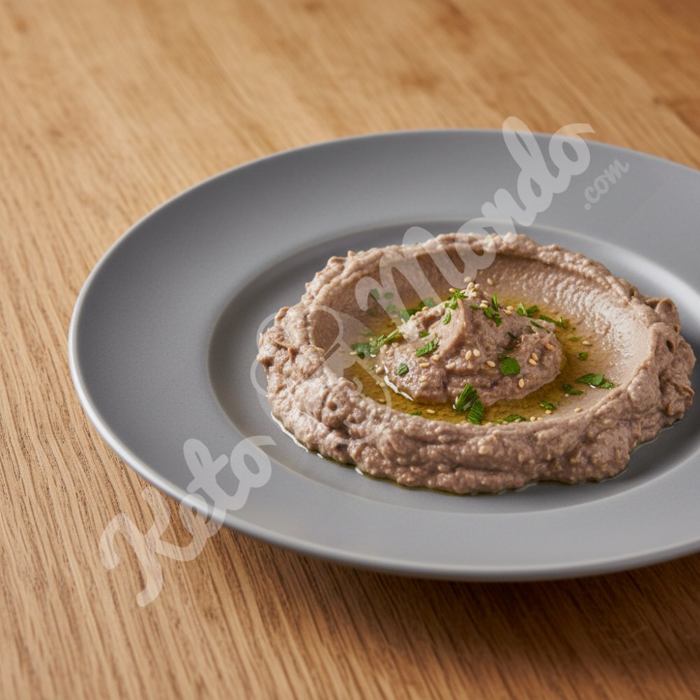 Caviar d'aubergine au tahini et citron