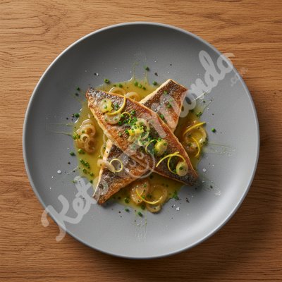 Filet de dorade au beurre citronné et échalotes