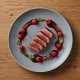 Magret de canard, sauce framboise 