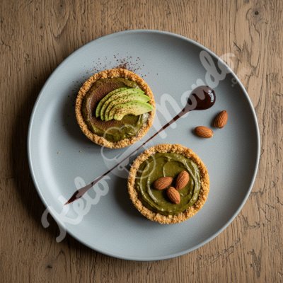 Tartelettes chocolat-avocat 