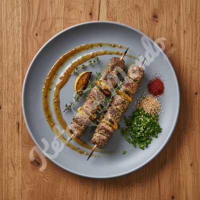 Brochettes d'agneau au zaatar et citron
