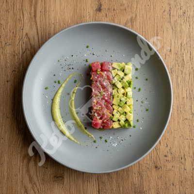 Tartare de thon à l'avocat et citron