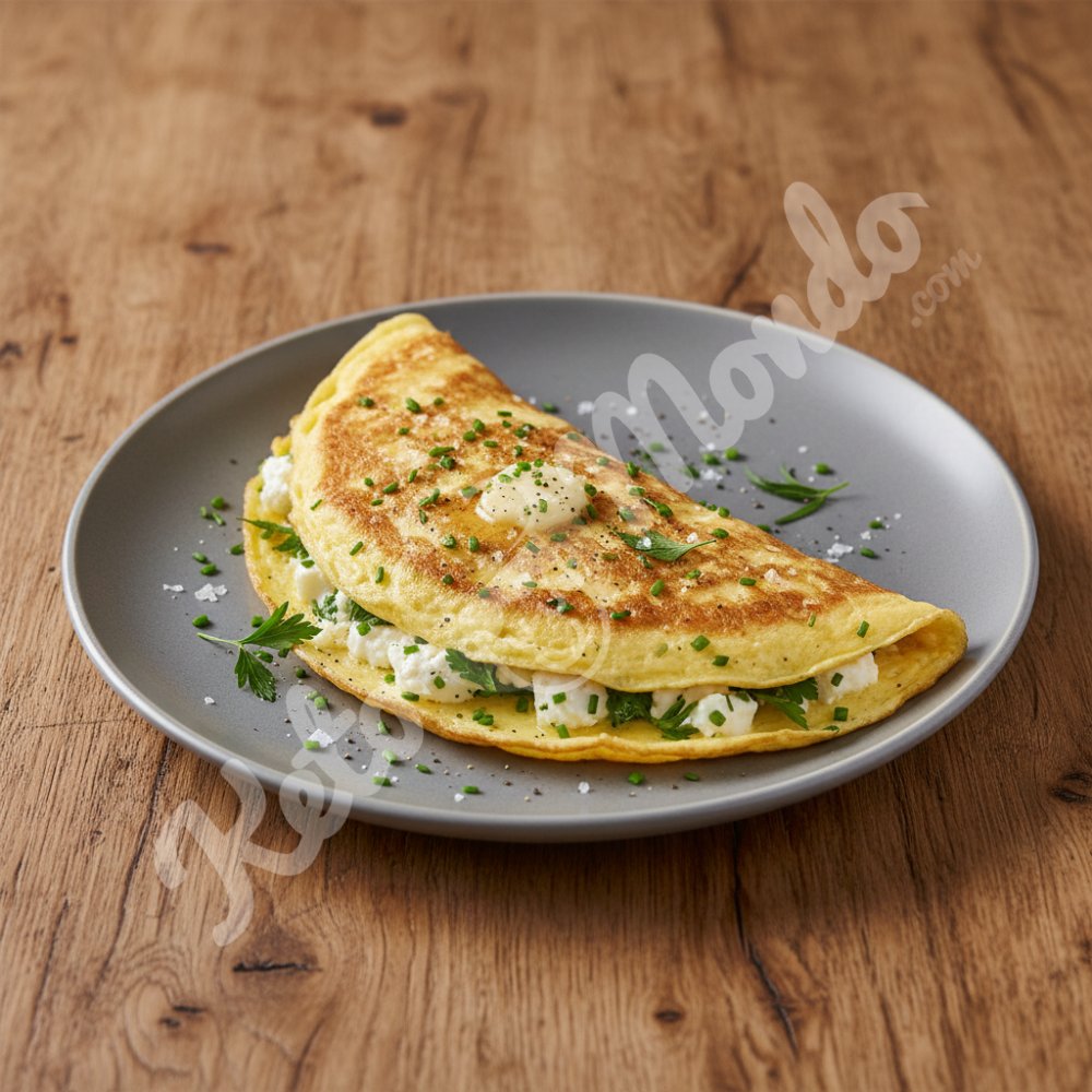 Kräuter-Feta-Omelett