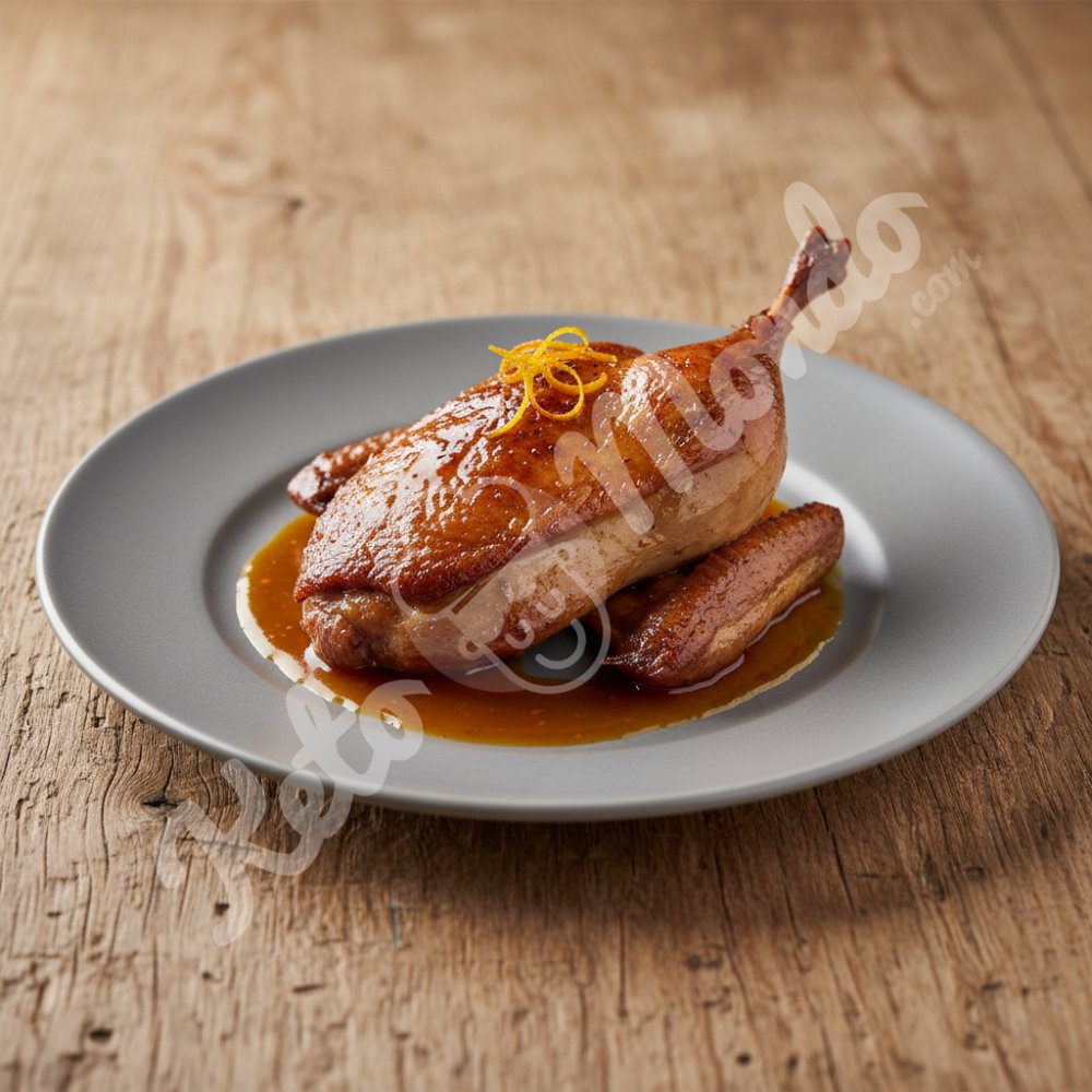 Roasted Duckling with Reduced Orange Sauce