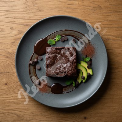 Brownie avocat-cacao sans sucre