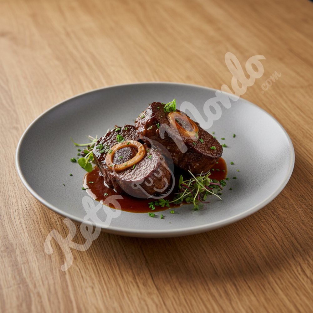 Spicy braised beef cheeks, American barbecue style