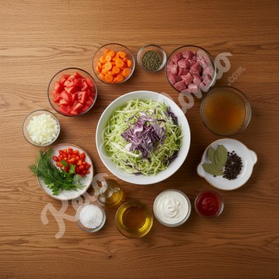 Soupe russe légère au chou