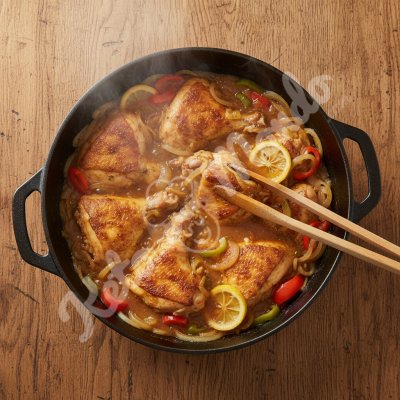 Yassa de poulet légère