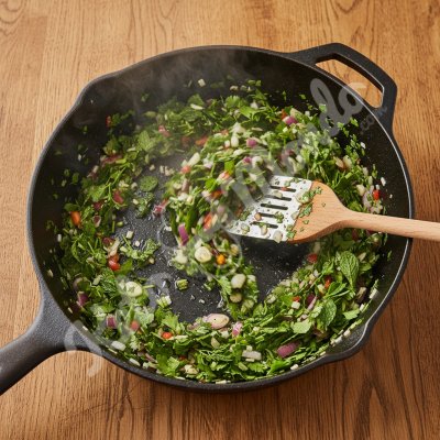 Enom végétarien d herbes