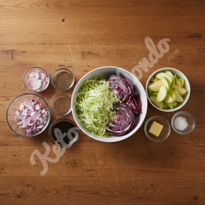 Chou braise vinaigre carvi