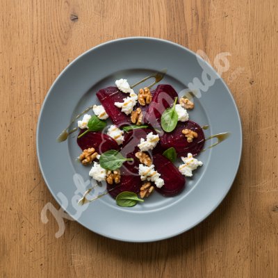 Beetroot and goat’s cheese salad