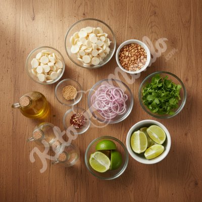 Salade cœur de palmier cacahuète