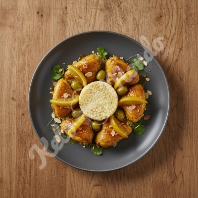 Tajine poulet citron olives