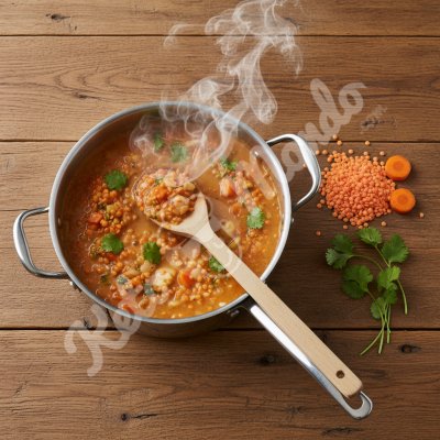 Soupe lentilles rouge légère