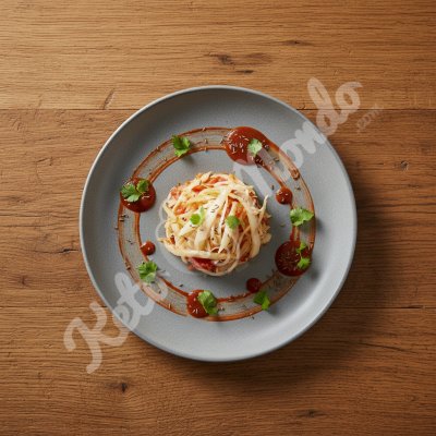 Geschmorter Weißkohl, Tomate und Kreuzkümmel