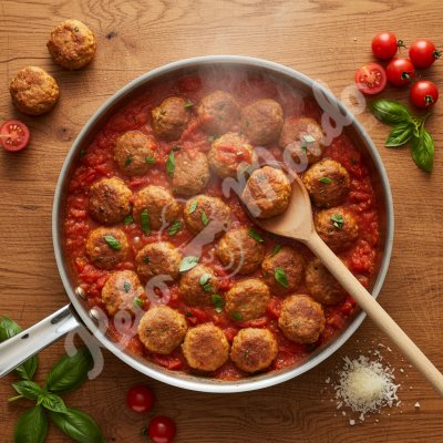 Polpette di tacchino al sugo di pomodoro