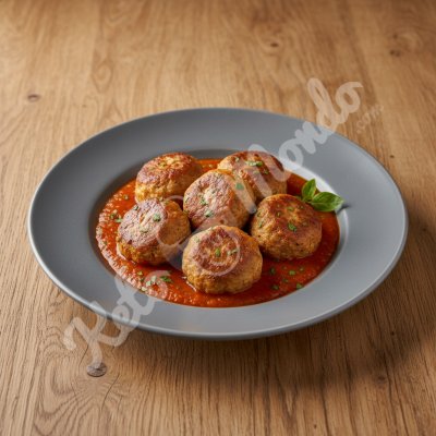 Putenfleischbällchen in Tomatensauce