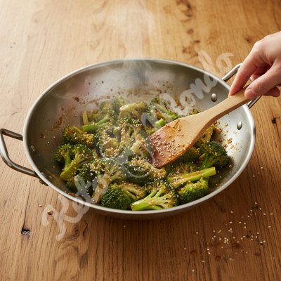 Brocoli sesame sauce soja légère