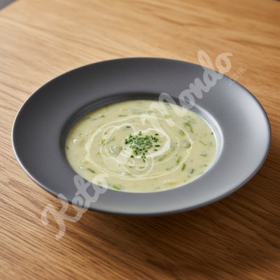 Velouté de poireaux à la crème