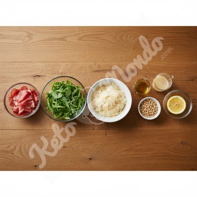 Salade de bresaola, roquette et parmesan