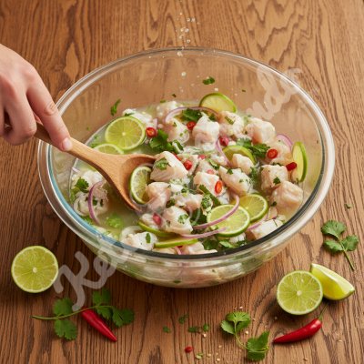 Limettenfisch-Ceviche