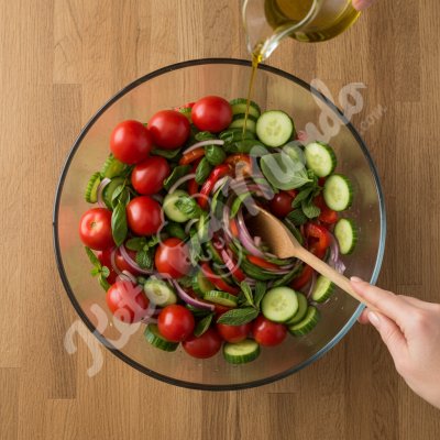 Gazpacho leggero di pomodori e cetrioli