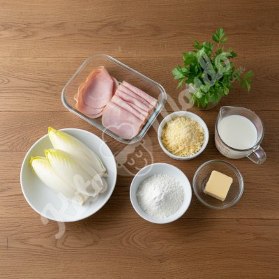 Endives au jambon et béchamel