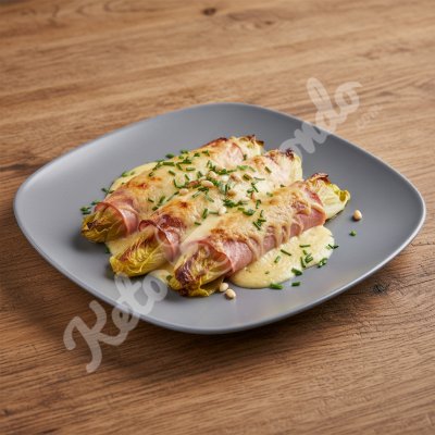 Endives with ham and béchamel