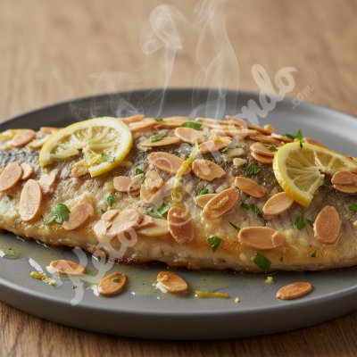 Sole, beurre noisette, amandes et citron