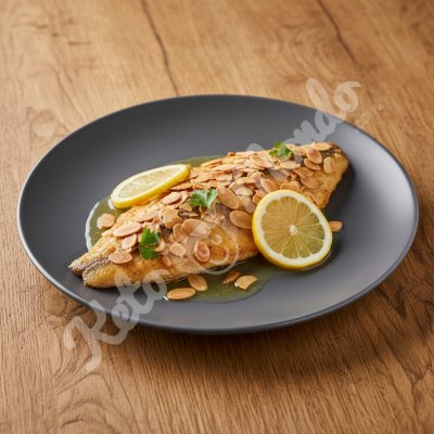 Sole, browned butter, almonds and lemon